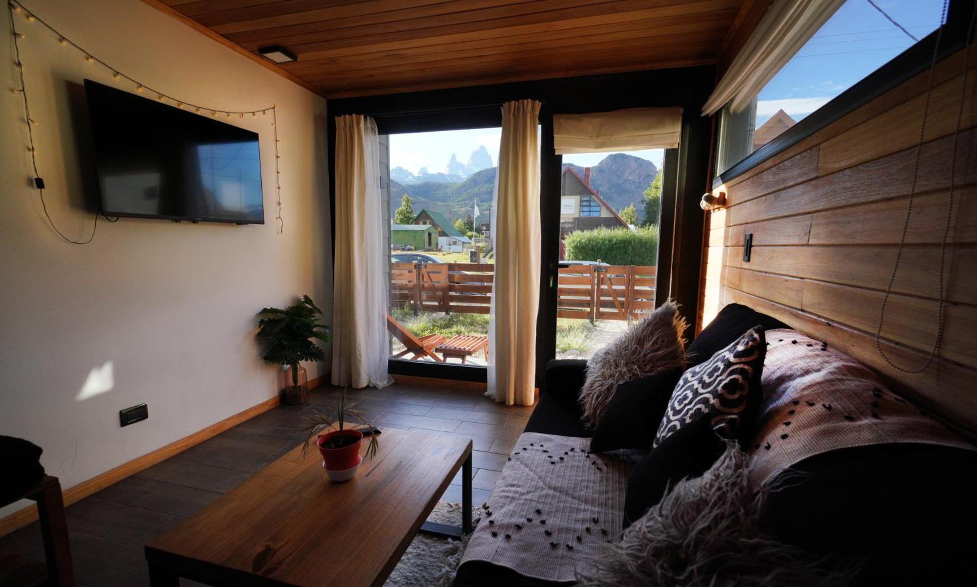 厄尔查尔坦Gueer Aike Mejor Tiny House C/ Vista Al Fitz Roy别墅 外观 照片