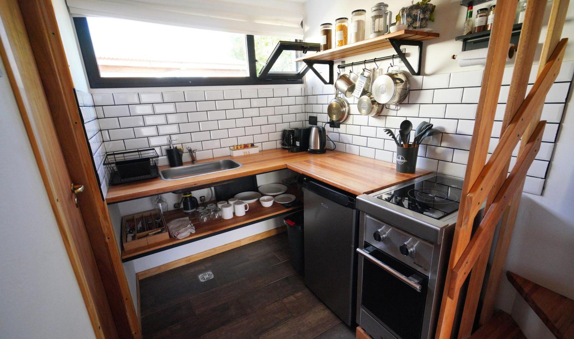 厄尔查尔坦Gueer Aike Mejor Tiny House C/ Vista Al Fitz Roy别墅 外观 照片